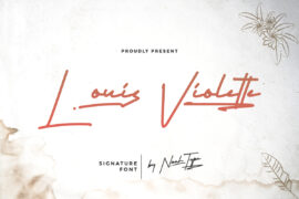 Louis Voulette Demo Font