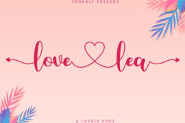 Love Lea – Personal Use Font