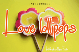 Love Lollipops Font