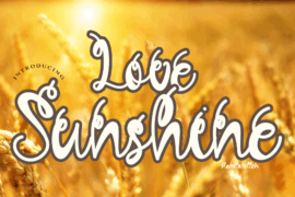 Love Sunshine Font