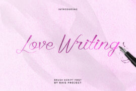 Love Writing Demo Font