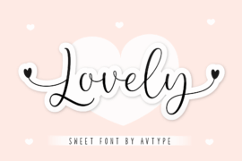 Lovely font demo Font