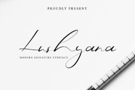 Lushyana Demo Font
