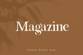 Magazine Demo Font