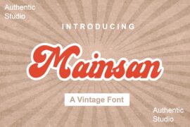 Mainsain Font Font