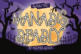 Manadis Deadly Demo Version Font