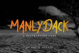 Manly Dack Demo Font