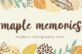 Maple Memories – Personal Use Font
