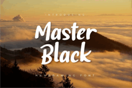 Master Black Font