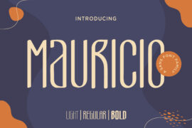 Mauricio Free Trial Font