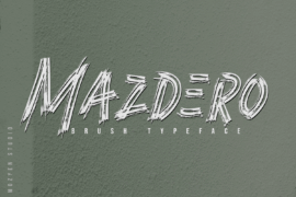 Mazdero Font