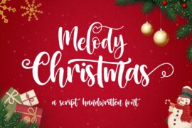 MelodyChristmas Font