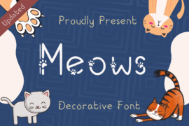 Meows 20 Font