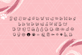Meows Nepil Illustration Font