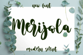 Merijola – personal use Font