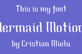 Mermaid-Motions Font