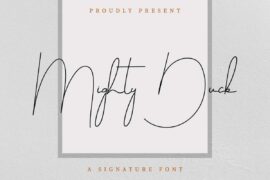 Mighty Duck Demo Font