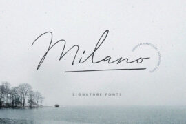 Milano Signature Script Font Font