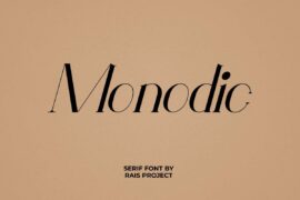 Monodic Demo Font Family