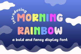 Morning Rainbow Font