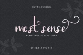 Most Sense Demo Font