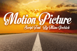 Motion Picture Personal Use Font