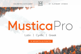 Mustica Pro Font