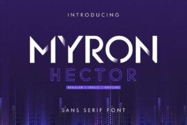 Myron Hector Demo Font Family