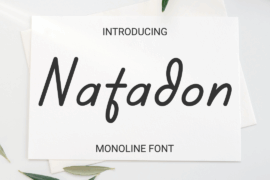 Natadon Demo Font