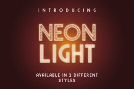 Neon Light Font