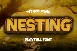 NESTING Font
