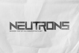 Neutrons Demo Font