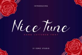 Nice Tune Demo Font