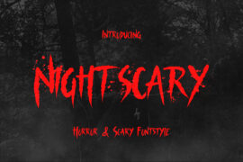 Nightscary Free Trial Font