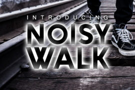 Noisy Walk Font