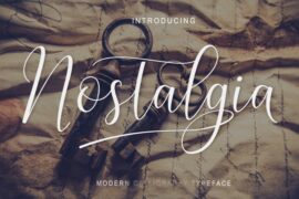 Nostalgia Script Font