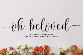 oh beloved Font