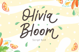 Olivia Bloom Personal Use Font