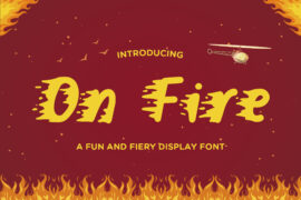 On Fire Free Trial Font