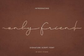 Only Friend Demo Font