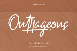 Outrageous Demo Font