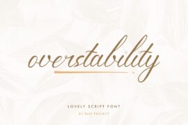 Overstability Demo Font