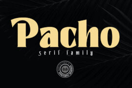 Pacho DEMO Font