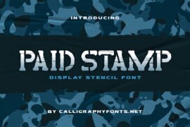 Paid Stamp Demo Font Family
