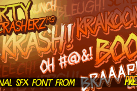 Party Crasherz PG Font Family