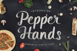 Pepper Hands Font