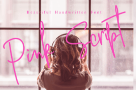 Pink Script Font Family