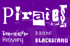Pirates Font Family