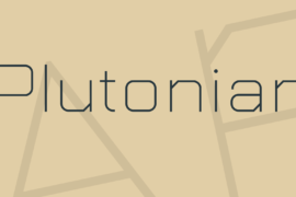 Plutonian Font