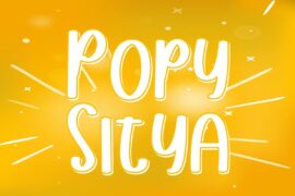 Popy Sitya Font